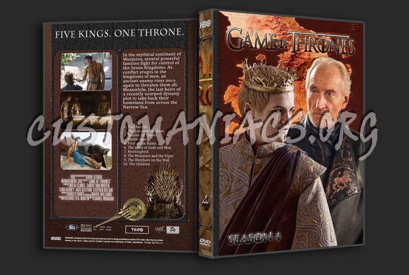 Game of Thrones Complete Series with Spine dvd cover