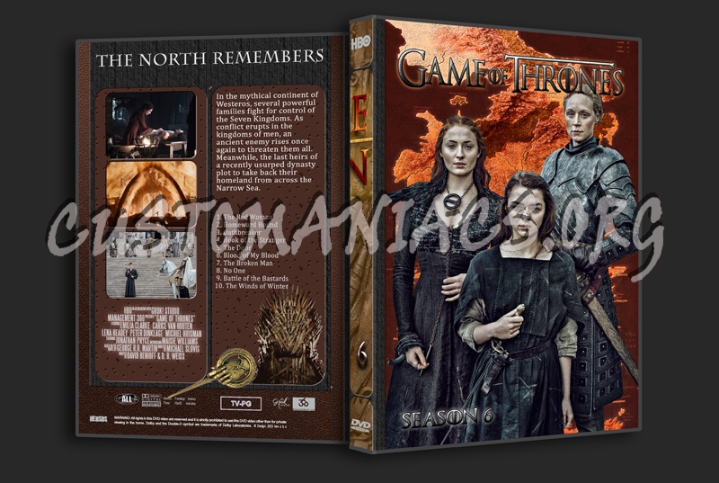 Game of Thrones Complete Series with Spine dvd cover