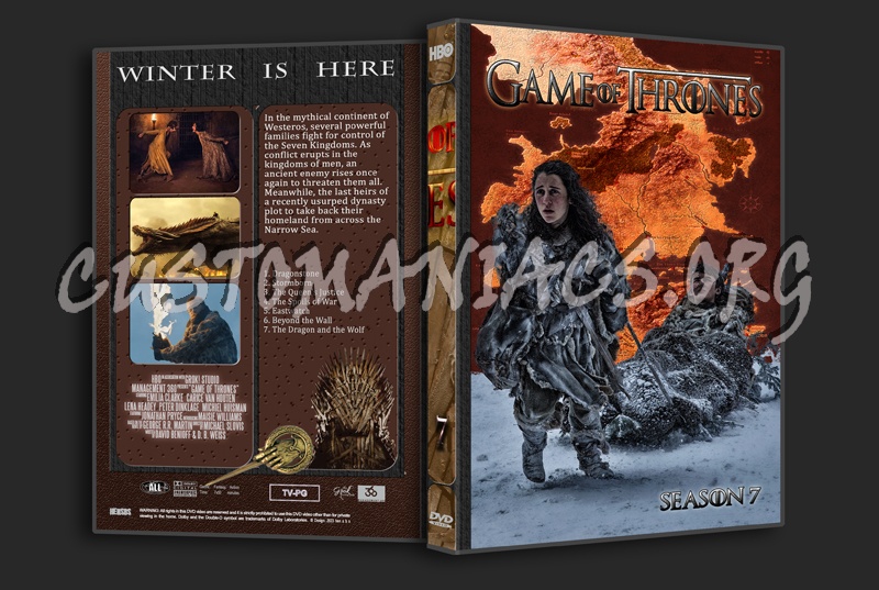 Game of Thrones Complete Series with Spine dvd cover