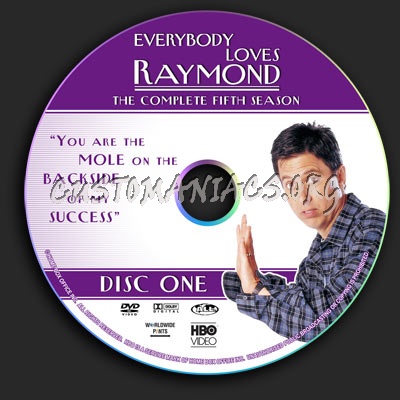 Season 5 - 4 Disc Set dvd label