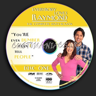 Season 6 - 4 Disc Set dvd label