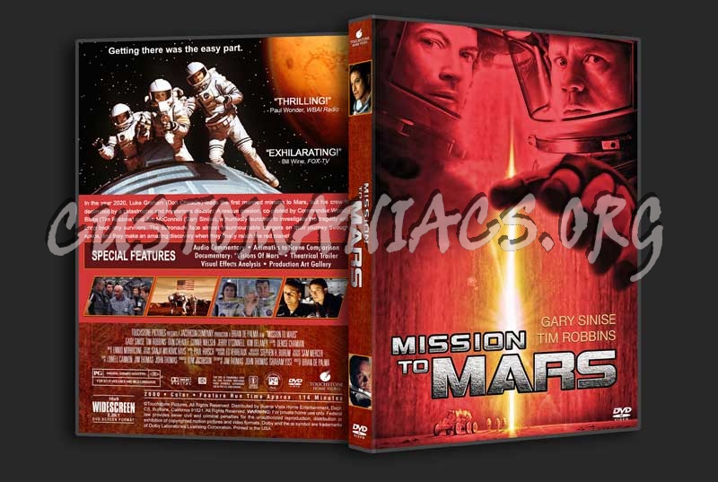 Mission to Mars dvd cover