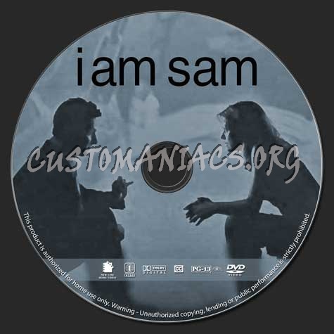 I am Sam dvd label