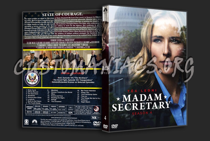 Madam Secretary - The Complete Series (spanning spine) dvd cover
