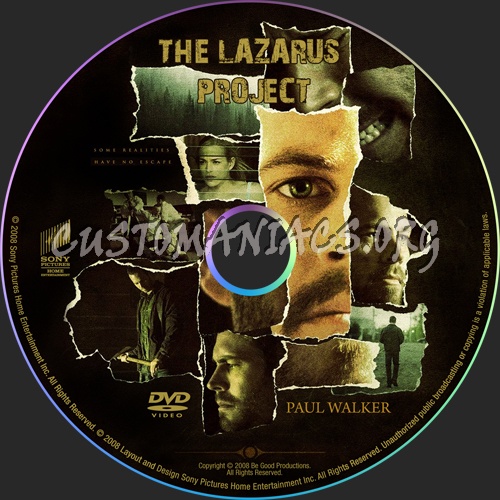 The Lazarus Project dvd label
