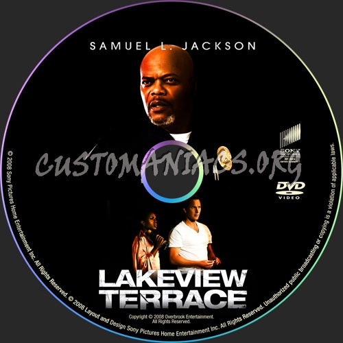 Lakeview Terrace dvd label