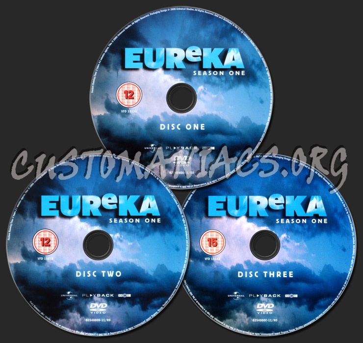 Eureka Season 1 dvd label