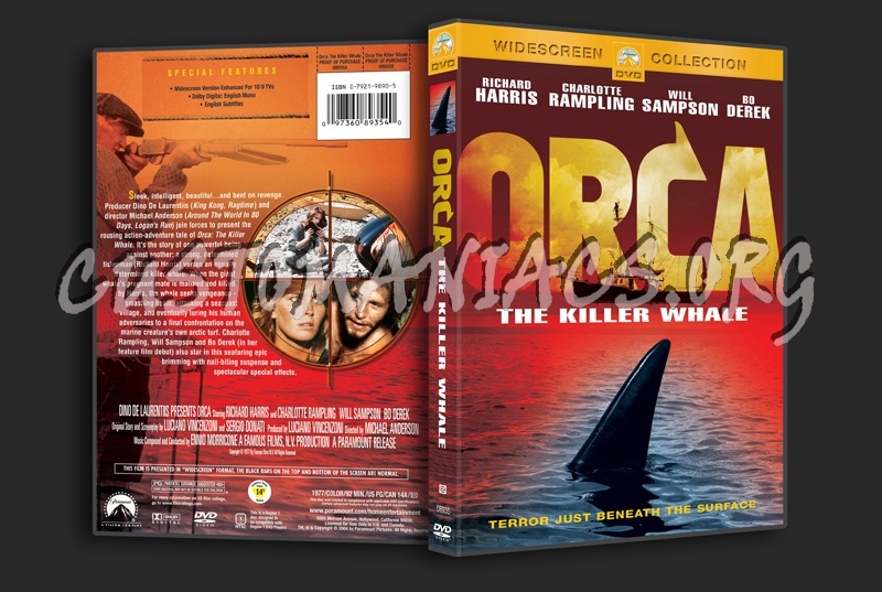 Orca The Killer Whale dvd cover