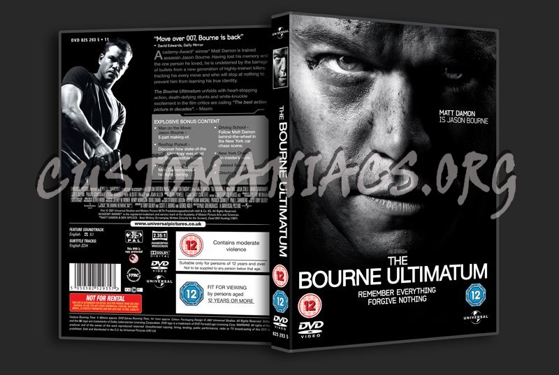 The Bourne Ultimatum dvd cover