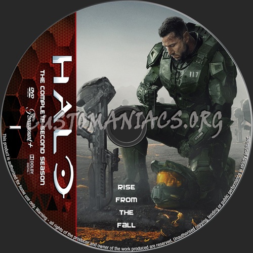 Halo Season 2 dvd label DVD Covers & Labels by Customaniacs, id
