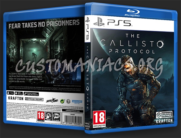 The Callisto Protocol 2022 (PS5) Custom Cover dvd cover