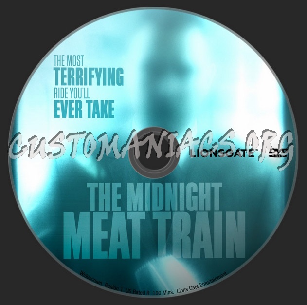 The Midnight Meat Train dvd label