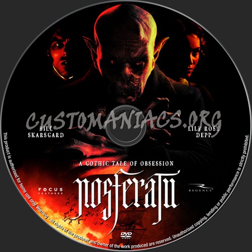 Nosferatu dvd label