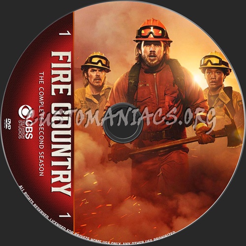 Fire Country Season 2 dvd label