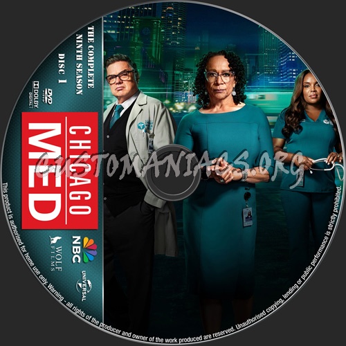Chicago Med Season 9 dvd label