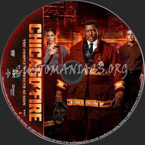 Chicago Fire Season 12 dvd label