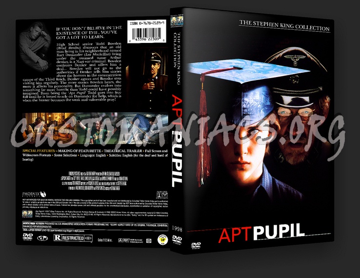 Apt Pupil dvd cover