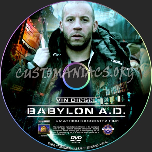 Babylon A.D. dvd label