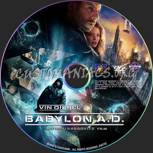 Babylon A.D. dvd label