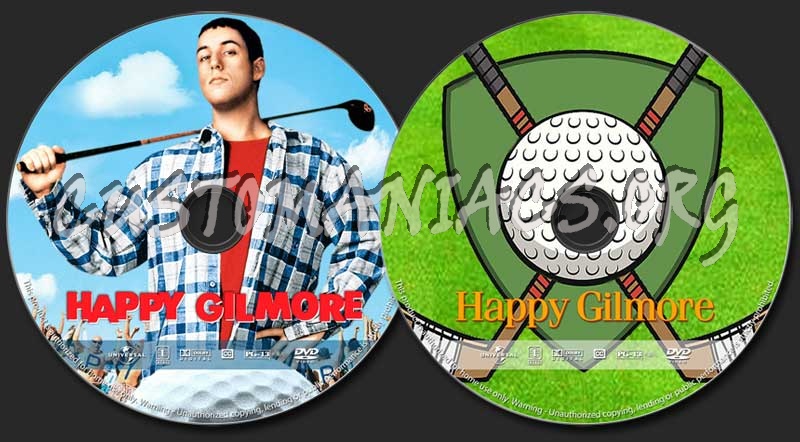 Happy Gilmore dvd label