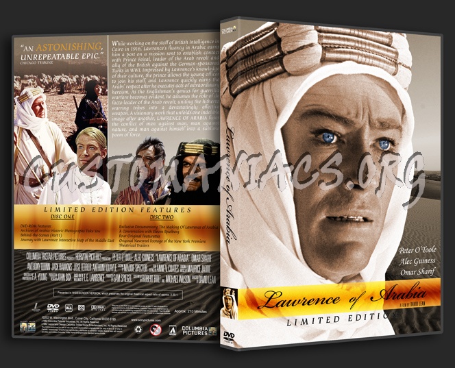 Lawrence of Arabia dvd cover