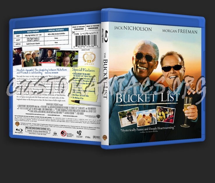 The Bucket List blu-ray cover
