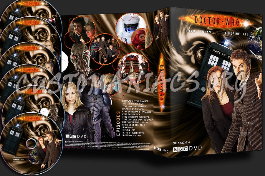 Doctor Who : Season 4 dvd cover