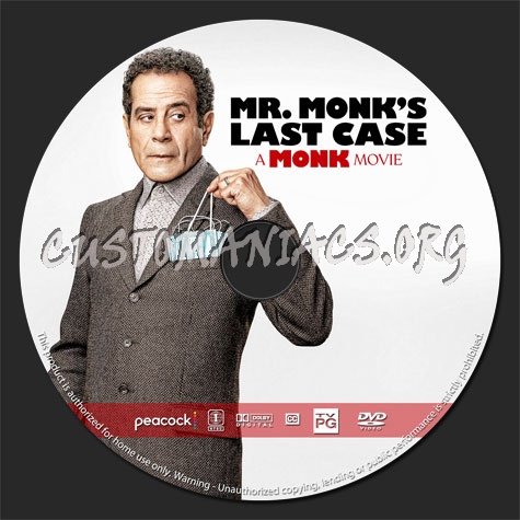 Mr. Monks Last Case dvd label