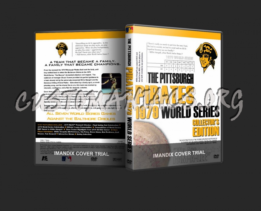 The Pittsburgh Pirates : 1979 World Series dvd cover