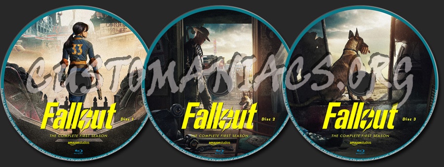 Fallout Season 1 blu-ray label