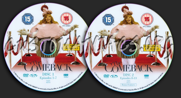 The Comeback dvd label