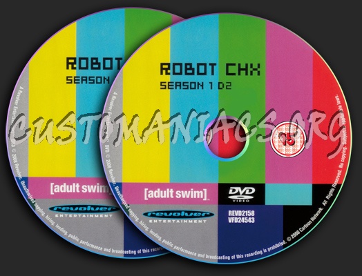 Robot Chicken Season 1 dvd label