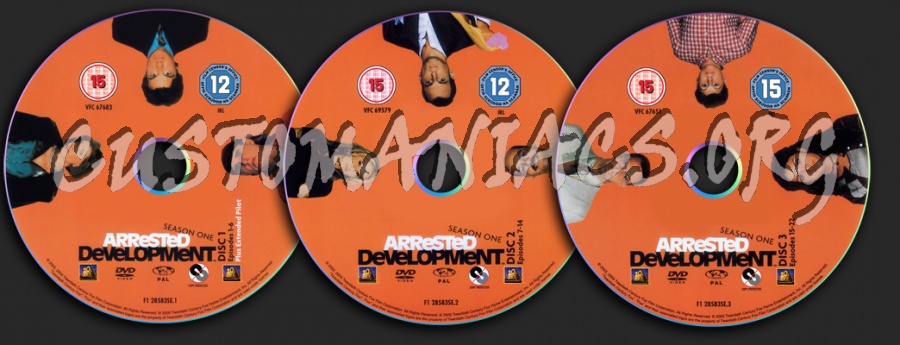 Arrested Development Season 1 dvd label