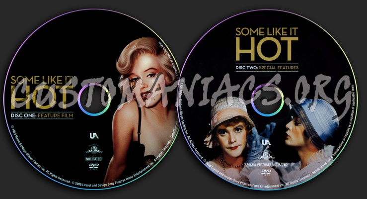 Some Like It Hot dvd label