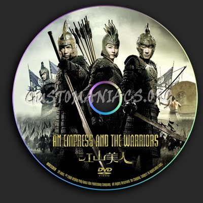 An Empress and the Warriors dvd label