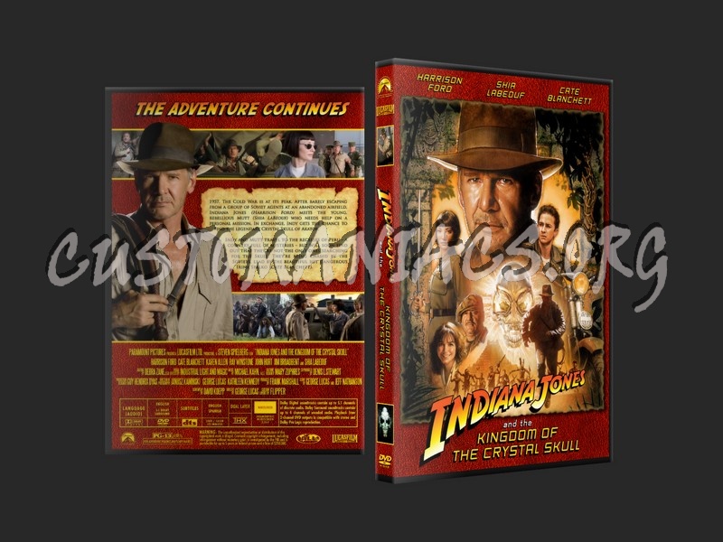 Indiana Jones and the Kingdom of the Crystal Skull dvd cover