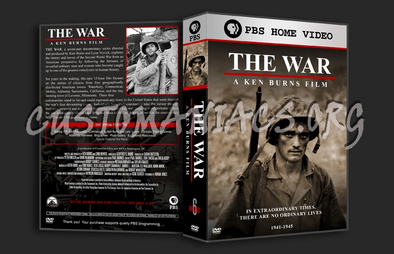 The War: A Ken Burns Film dvd cover