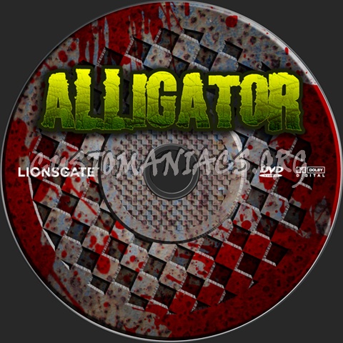 Alligator dvd label