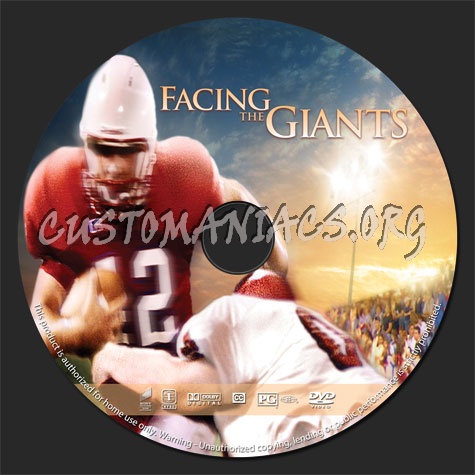 Facing the Giants dvd label