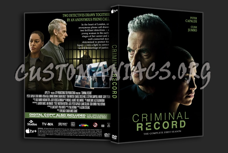 Criminal Record Season 1 dvd cover