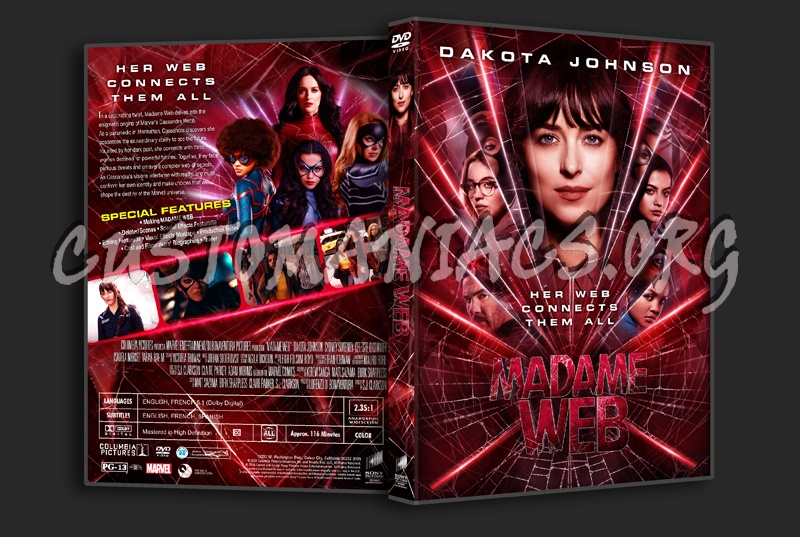 Madame Web dvd cover