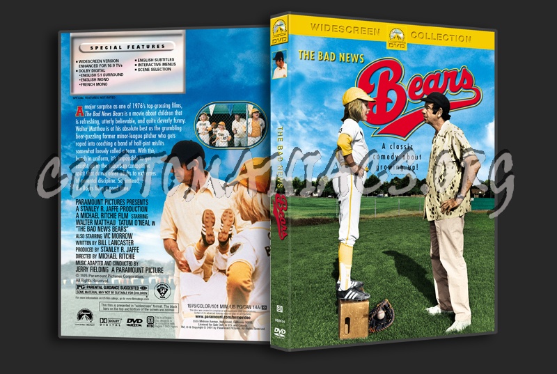 The Bad News Bears dvd cover