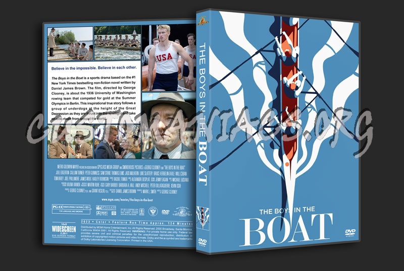 The Boys in the Boat dvd cover