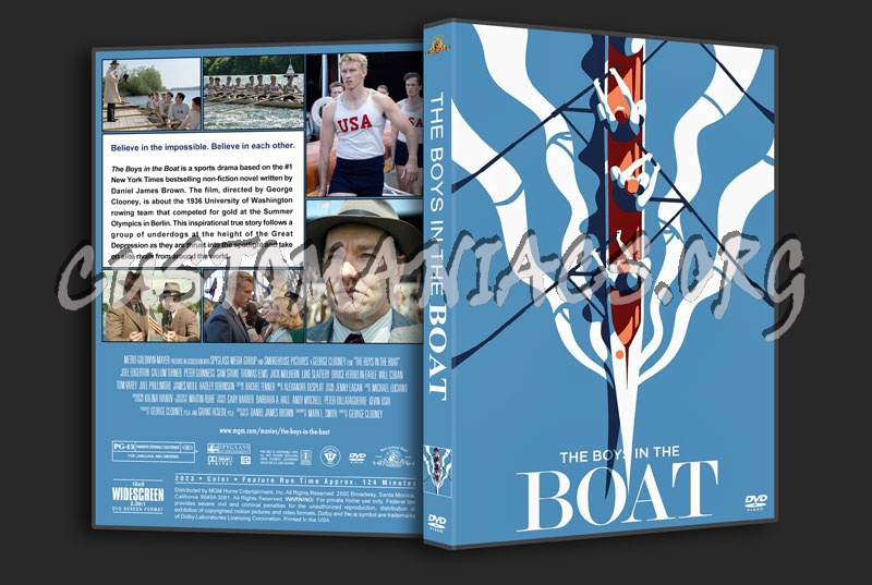 The Boys in the Boat dvd cover