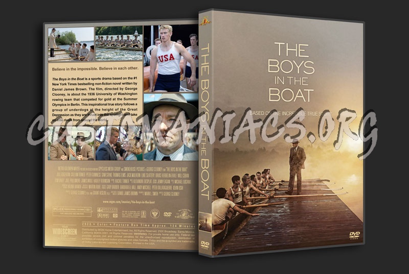 The Boys in the Boat dvd cover
