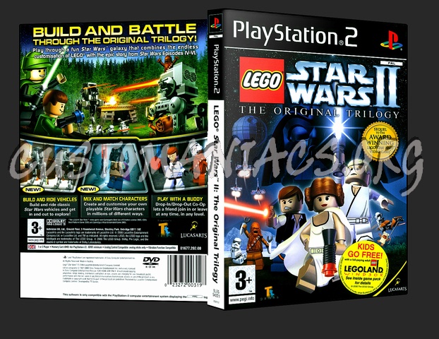Lego Star Wars 2 dvd cover