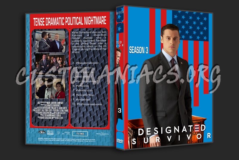 Designated Survivor Compleet with Spine dvd cover