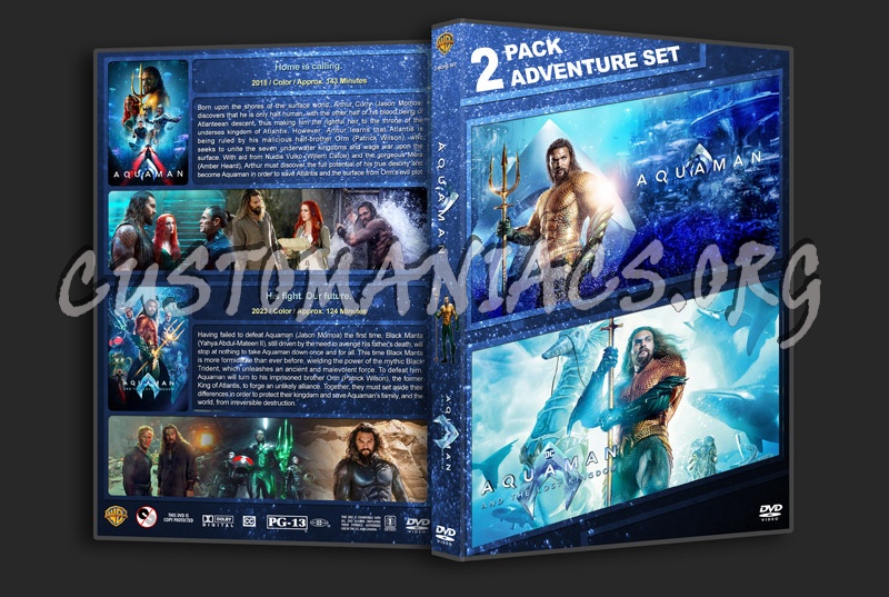 Aquaman Double Feature dvd cover