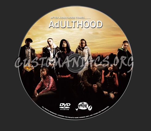 AdULTHOOD dvd label