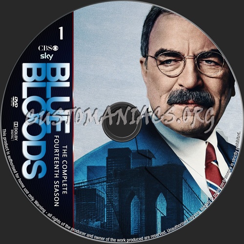 Blue Bloods Season 14 dvd label